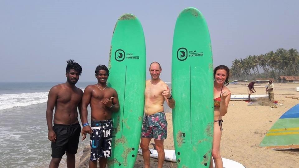 Mk Gardens Surf & Yoga House Hotel Varkala Exterior foto